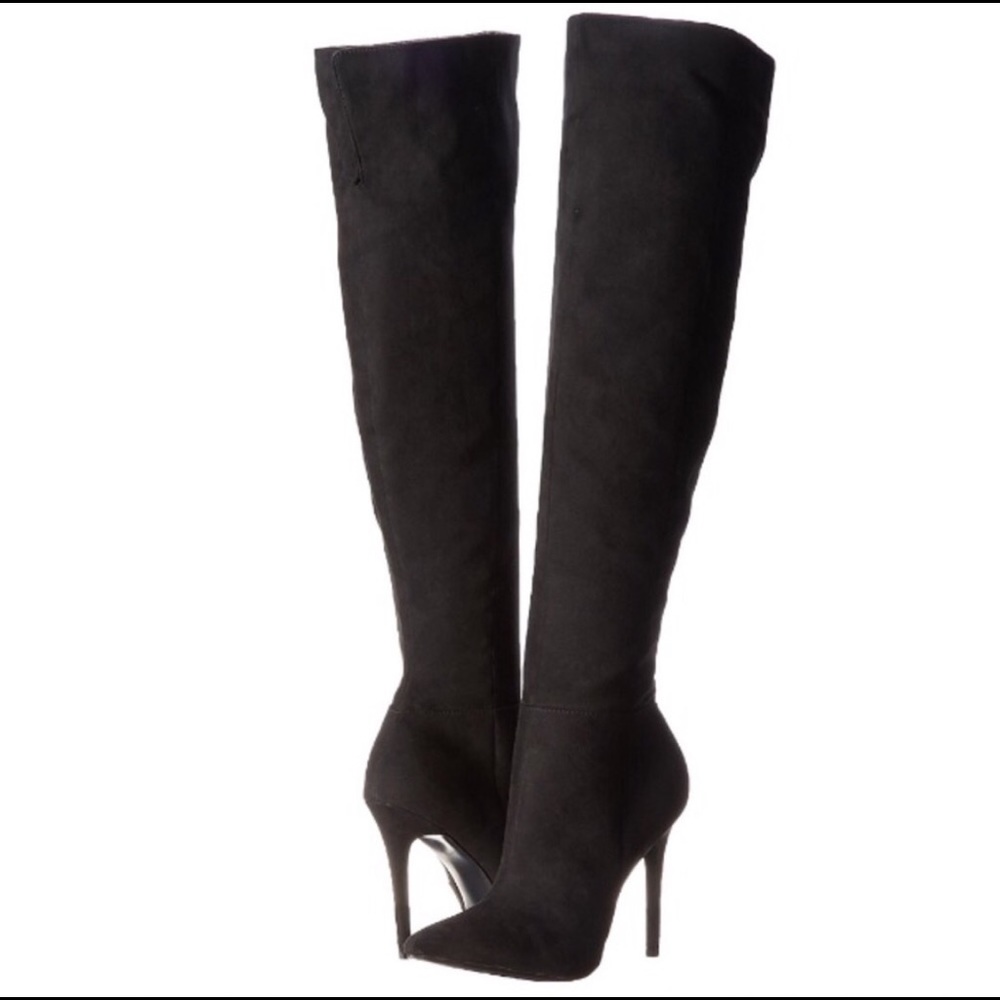 Over the Knee Faux Suede Boots